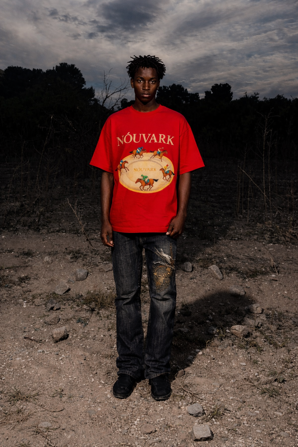 NOUVARK Derby Race Oversized T-Shirt