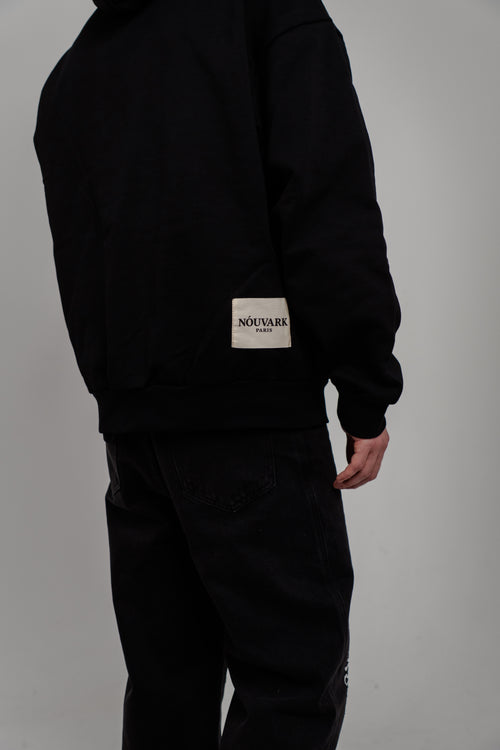 NOUVARK Arch Logo Hoodie — Black