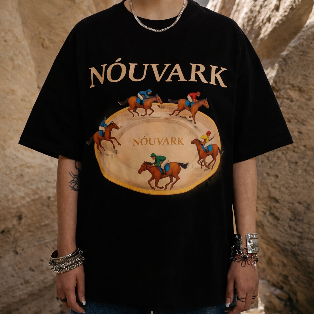 NOUVARK Derby Race Oversized T-Shirt