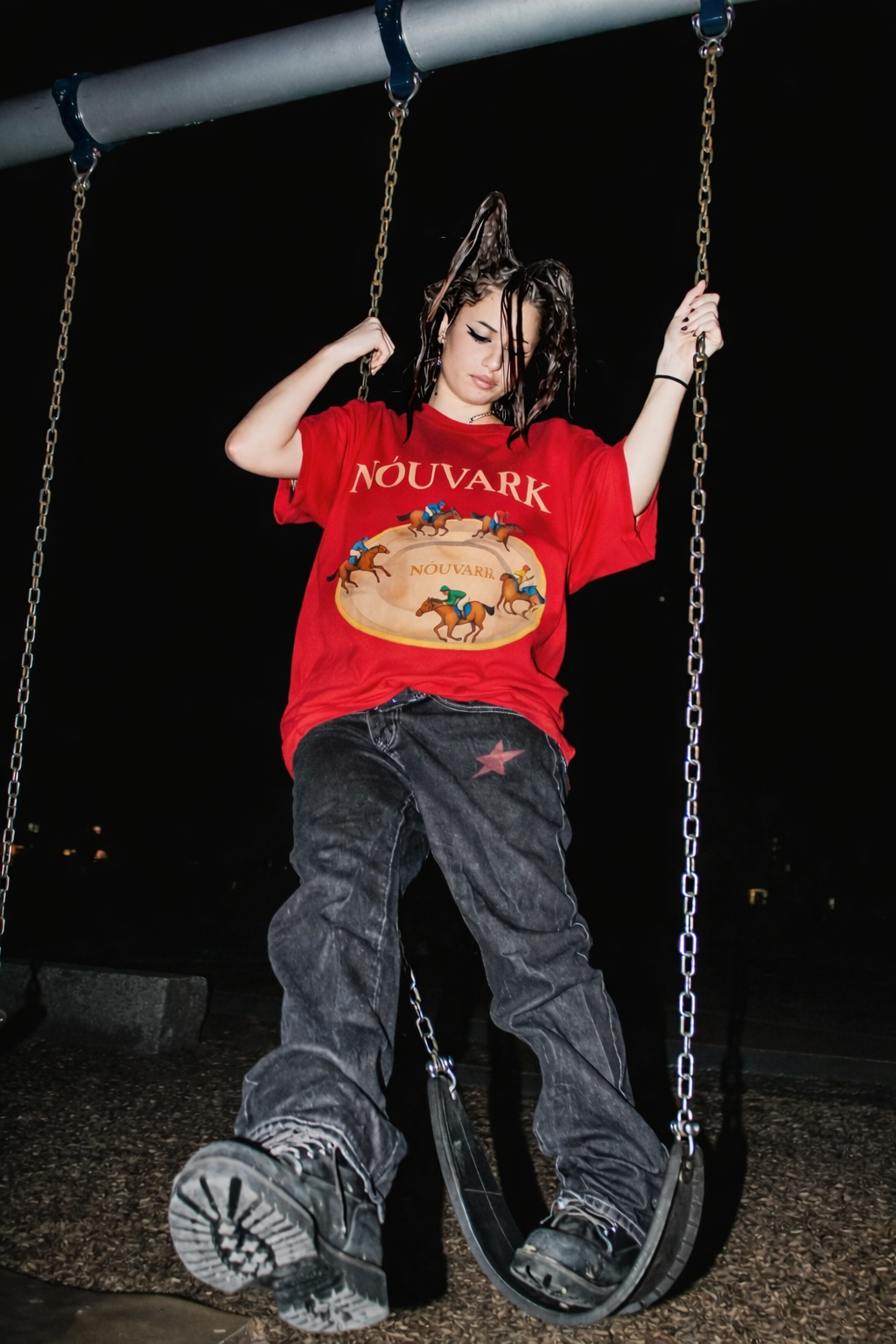 NOUVARK Derby Race Oversized T-Shirt