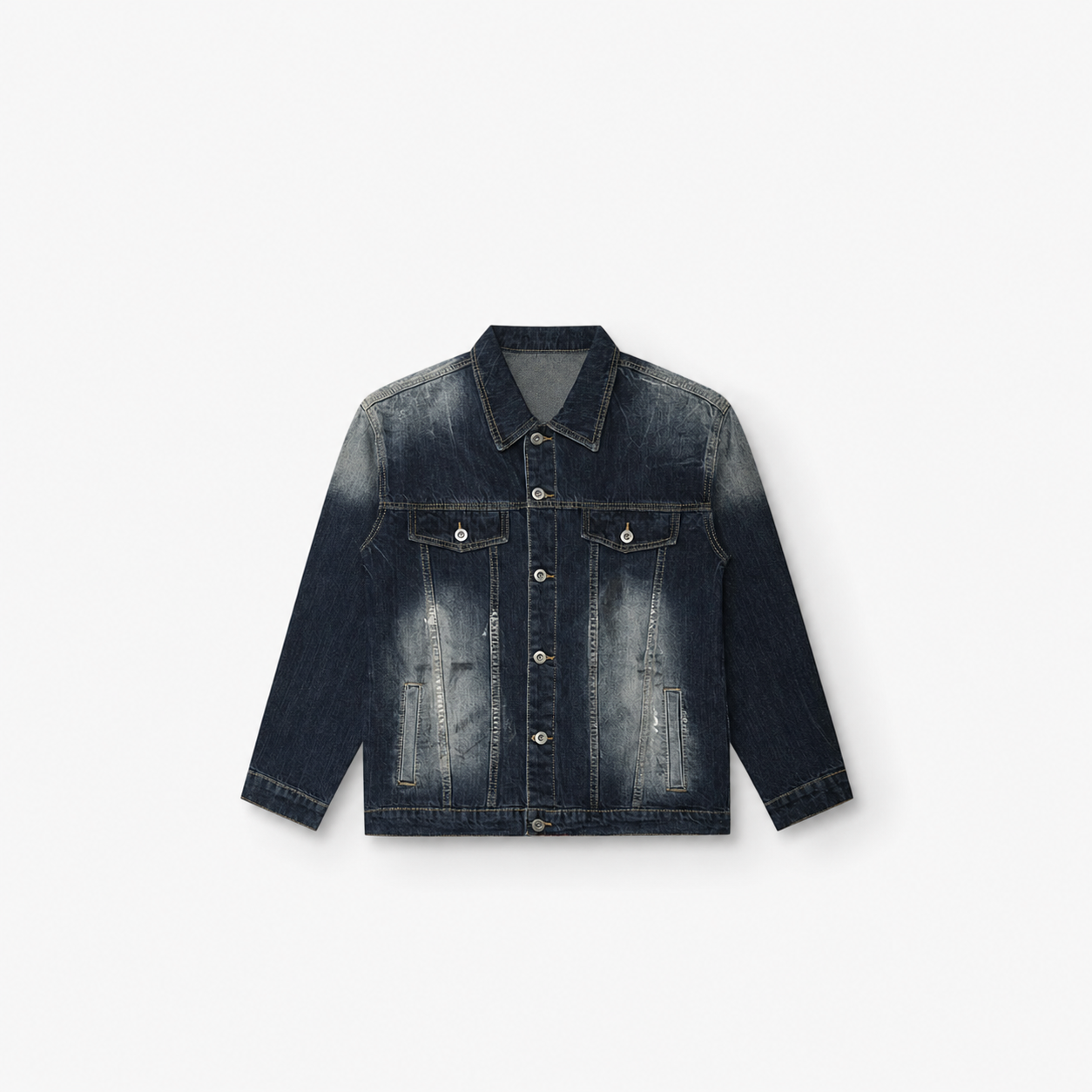 NOUVARK® Washed Indigo Denim Jacket