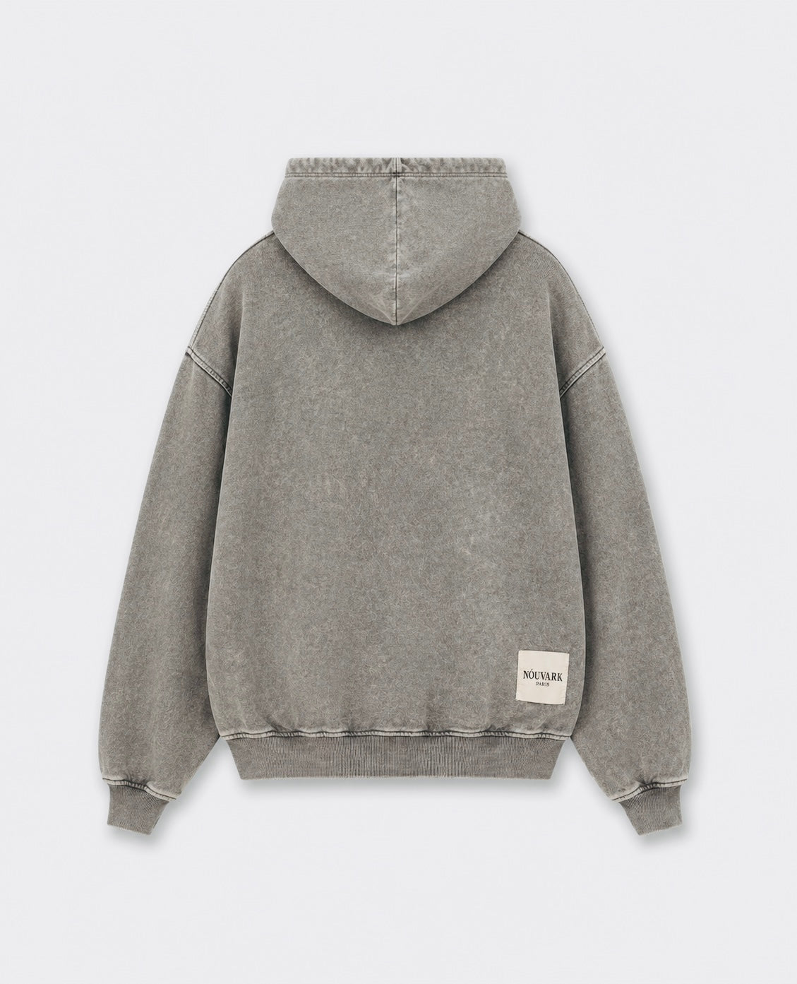 NOUVARK Washed Distressed Hoodie