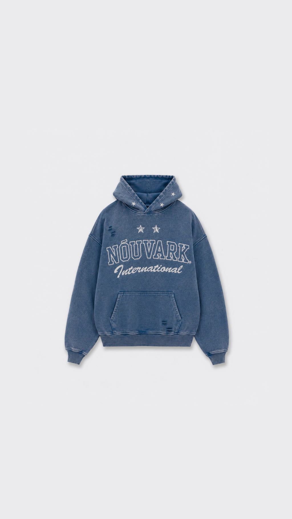 NOUVARK International Hoodie – Washed Blue